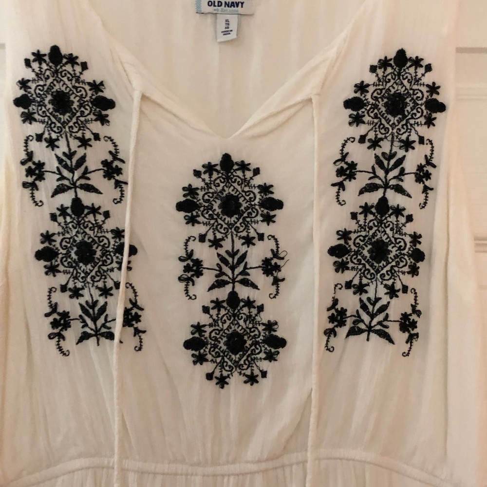 White old navy dress